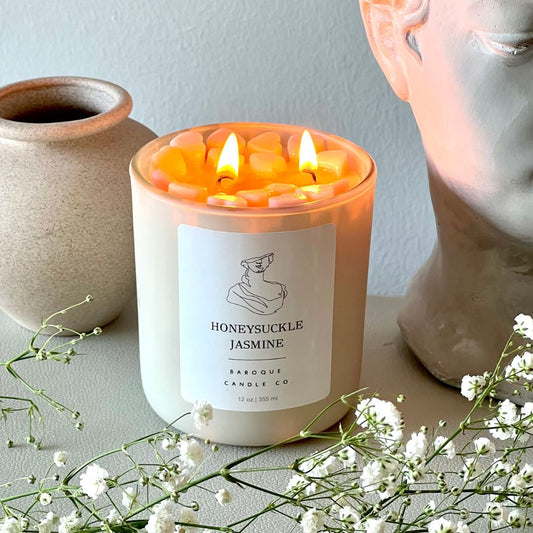 Neutral Melt My Candy Heart Candle