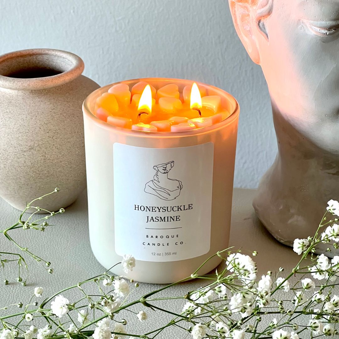 Neutral Melt My Candy Heart Candle